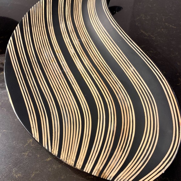 Beautiful Tribal Fruit tray - Exotic wood effect - Picture 1 of 2